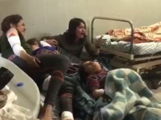 Afrin'de PKK tiyatrosu! Bandajlı eşofman, takılmamış serum...