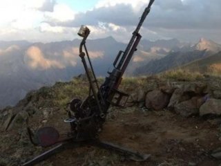 Hakkari'de PKK'ya ait uçaksavar ele geçirildi