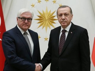 Cumhurbaşkanı Erdoğan Steinmeier ile görüştü