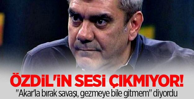 Yılmaz Özdil: Hulusi Akar'la gezmeye bile gitmem