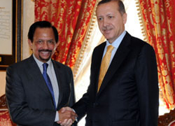 Brunei Darüsselam Sultanı Türkiye'den ayrıldı