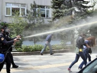 Ankara'da sıcak saatler! Polis müdahale etti