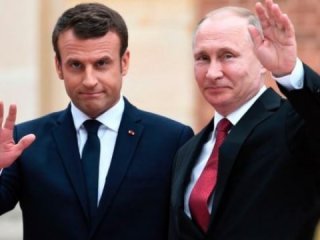 Putin'le görüşen Macron'dan geri adım!