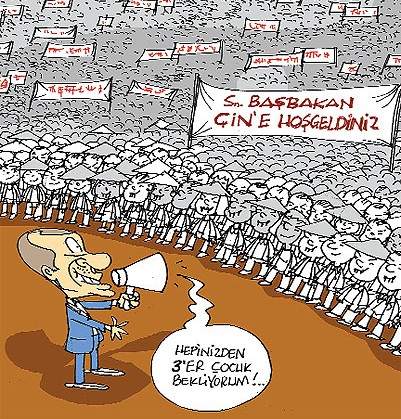Güne damga vuran çizgiler