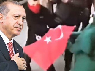 Erdoğan'dan hainlere haddini bildiren kadına övgü!