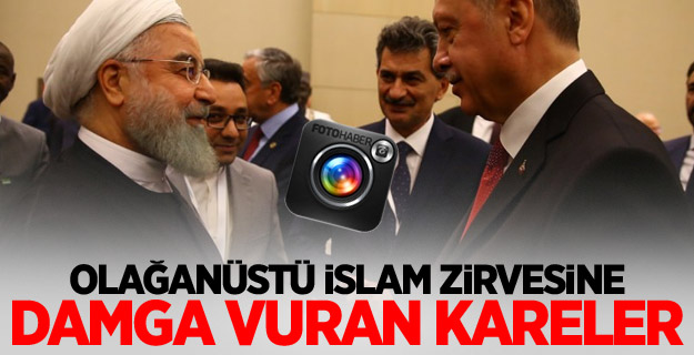 Olağanüstü İslam Zirvesine damga vuran kareler