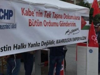 CHP'nin Filistin afişinde skandal hatalar