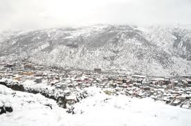 Gümüşhane'de kar yağışı  