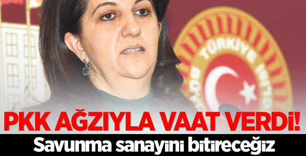 PKK ağzıyla vaat verdi! Savunma sanayini bitireceğiz