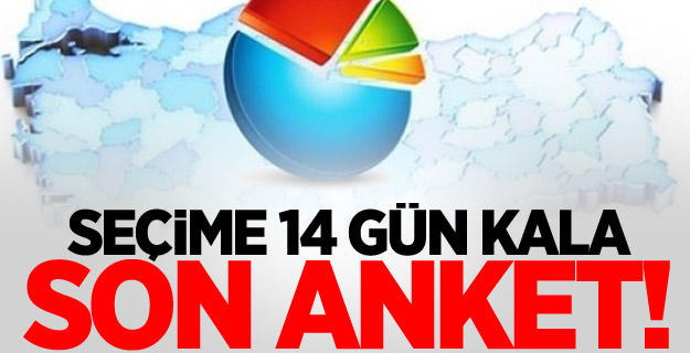 Seçime 14 gün kala son anket!