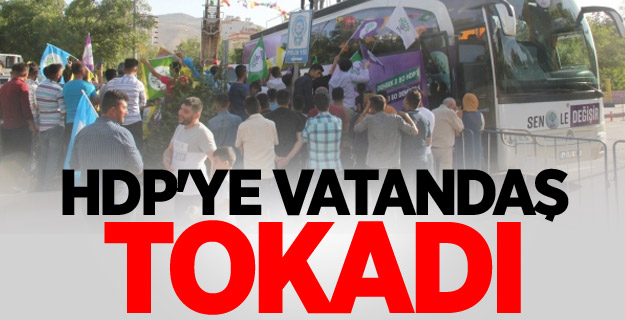 HDP'ye vatandaş tokadı