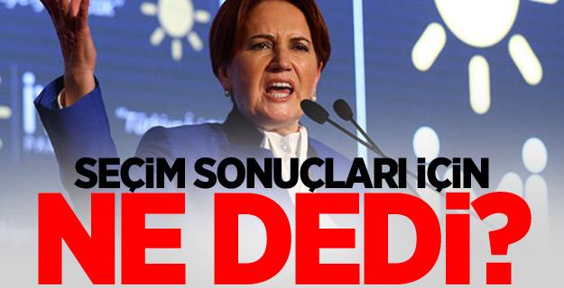 Meral Akşener'den Muharrem İnce'ye cevap