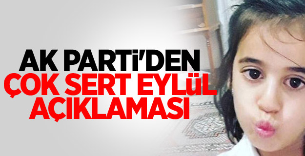 AK Parti'den çok sert Eylül açıklaması