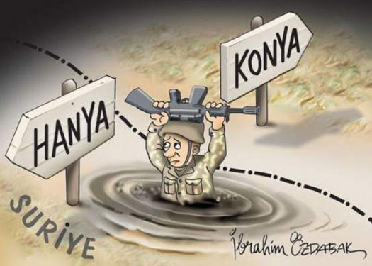 Memecan'dan bomba karikatür