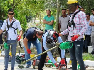 Bahçıvan olabilmek için yarıştılar