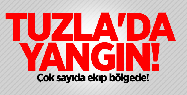 Tuzla'da yangın!