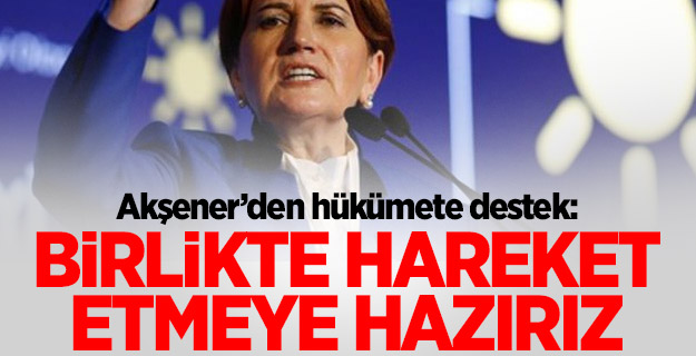 "Birlikte hareket etmeye hazırız"