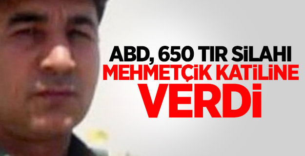 ABD, 650 TIR silahı Mehmetçik katiline verdi