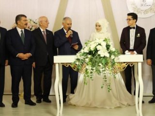 TBMM Başkanı Yıldırım, nikah şahidi oldu