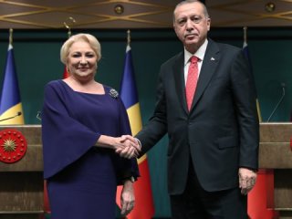 Erdoğan ile Dancila basın toplantısı düzenledi