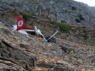 Denizli'den acı haber! Düşen uçak bulundu