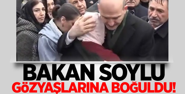 Bakan Soylu, gözyaşlarına boğuldu!