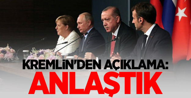 Kremlin'den açıklama! Anlaştık