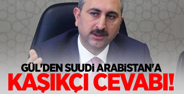 Gül'den Suudi Arabistan'a Kaşıkçı cevabı