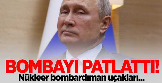 Bombayı patlattı! Nükleer bombardıman uçakları...