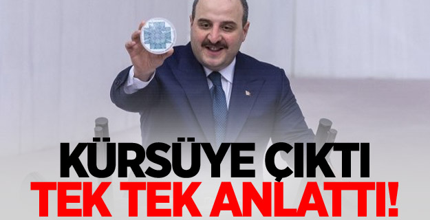 Kürsüye çıktı tek tek anlattı!