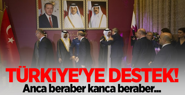 Türkiye'ye destek! Anca beraber kanca beraber