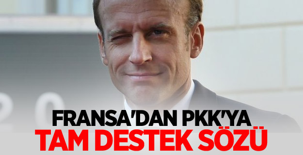 Fransa'dan PKK'ya tam destek sözü