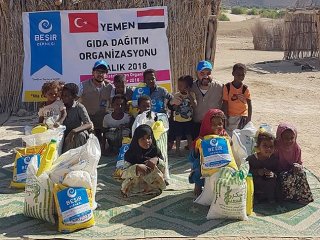 Beşir Derneği'nin Yemen'e yardımları sürüyor