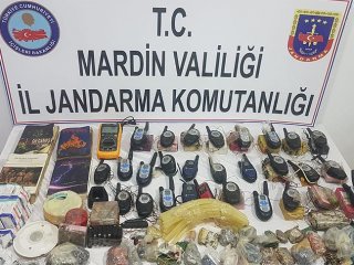 Mardin'de 191 kilogram patlayıcı ele geçirildi