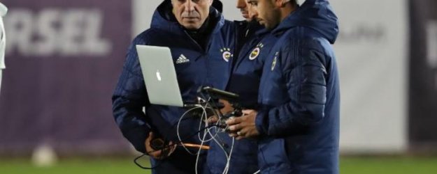 Fenerbahçe'de drone'lu antrenman