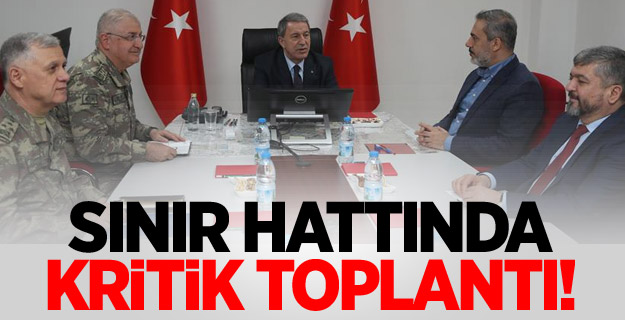 Sınır hattında 'önemli' toplantı