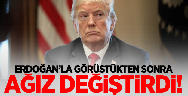 Donald Trump çark etti!