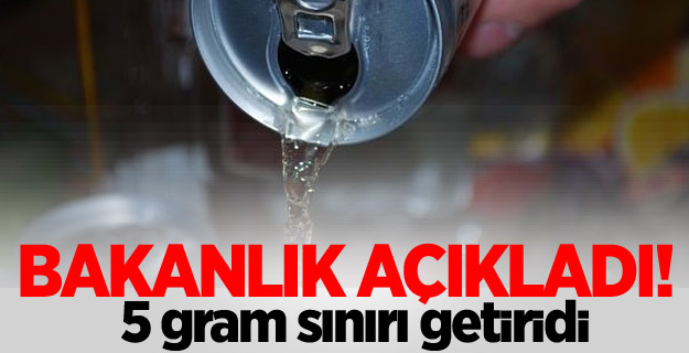 Bakanlık açıkladı! 5 gram sınırı getiridi