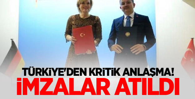 Türkiye'den kritik anlaşma! İmzalar atıldı