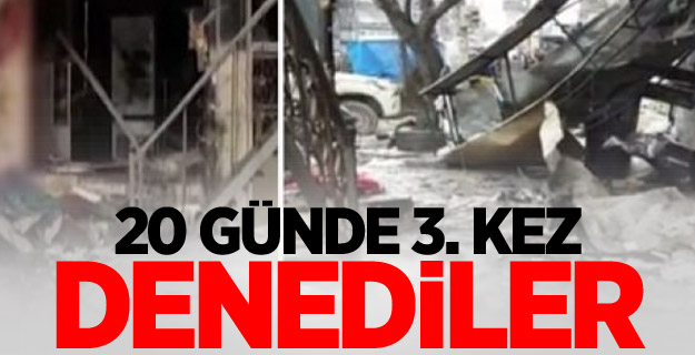 20 günde 3. kez denediler