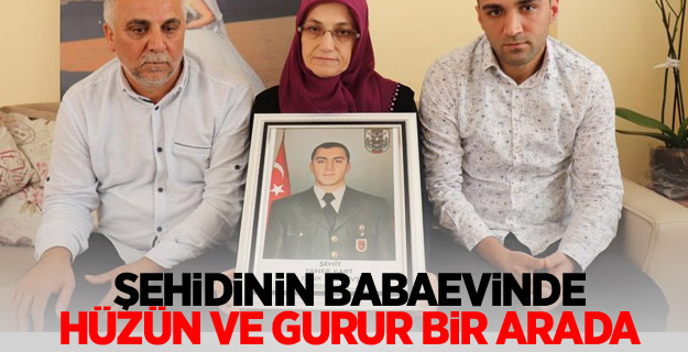 Afrin şehidinin babaevinde hüzün ve gurur bir arada yaşanıyor