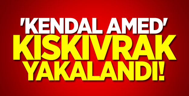 'Kendal Amed' kıskıvrak yakalandı!