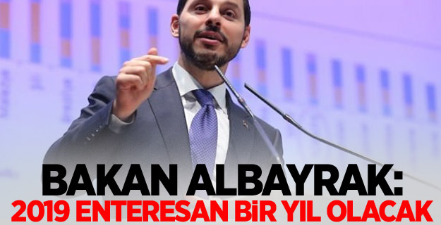 Bakan Albayrak: 2019 enteresan bir yıl olacak