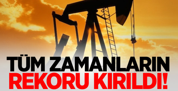 Türkiye petrol üretiminde tüm zamanların rekorunu kırdı