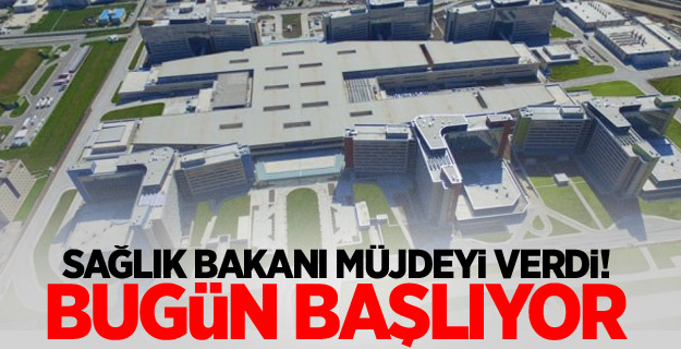 Sağlık Bakanı müjdeyi verdi! Bugün başlıyor