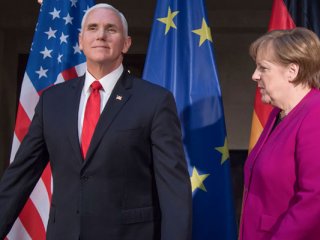 Pence ve Merkel arasında sert atışma
