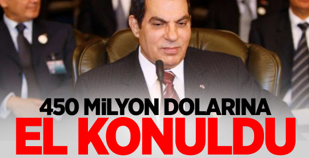 Bin Ali'nin 450 milyon dolarına el konuldu