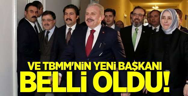 Ve TBMM'nin yeni başkanı belli oldu!