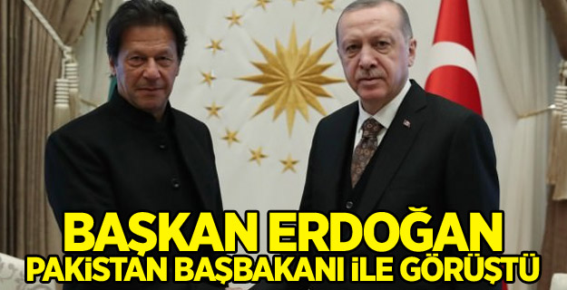 Başkan Erdoğan Pakistan Başbakanı ile görüştü