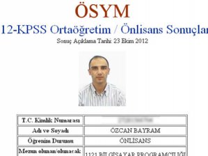 KPSS'nin En Talihsiz Adayı